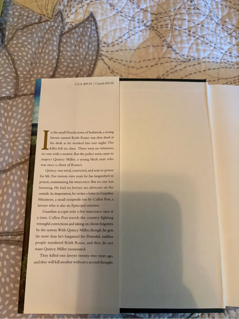 John Grisham The Guardians Hardcover Novel